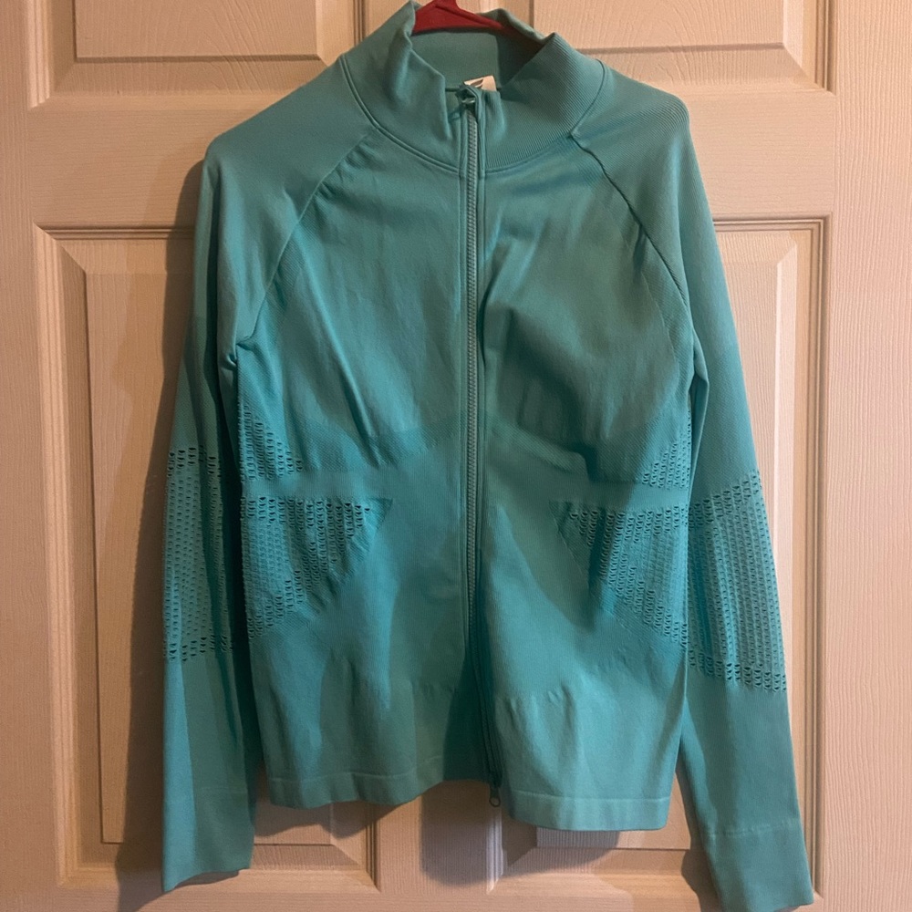 Womens Fabletics jacket. Teal. Size XL